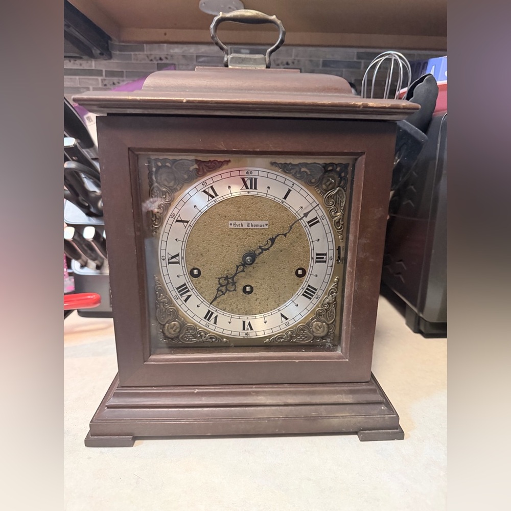 Vintage Brown Wall Clock